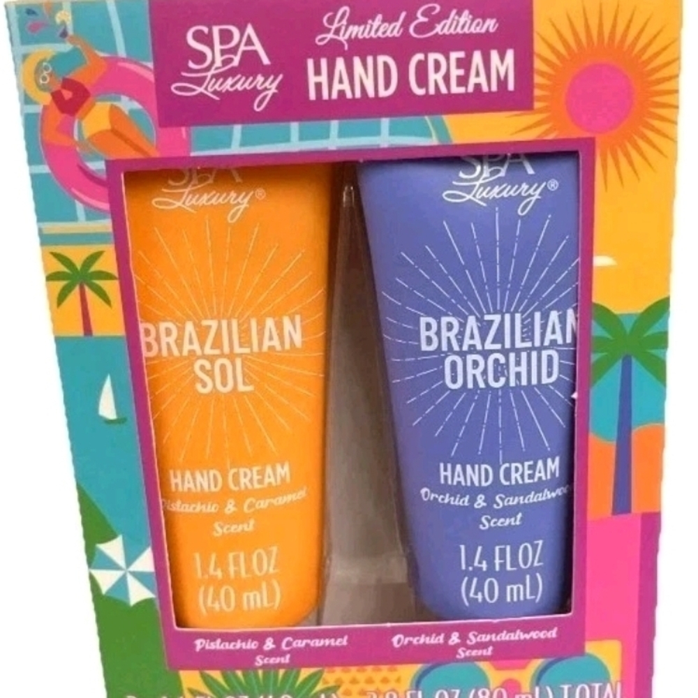 Brazilian Sol and Orchid Hand Cream Set